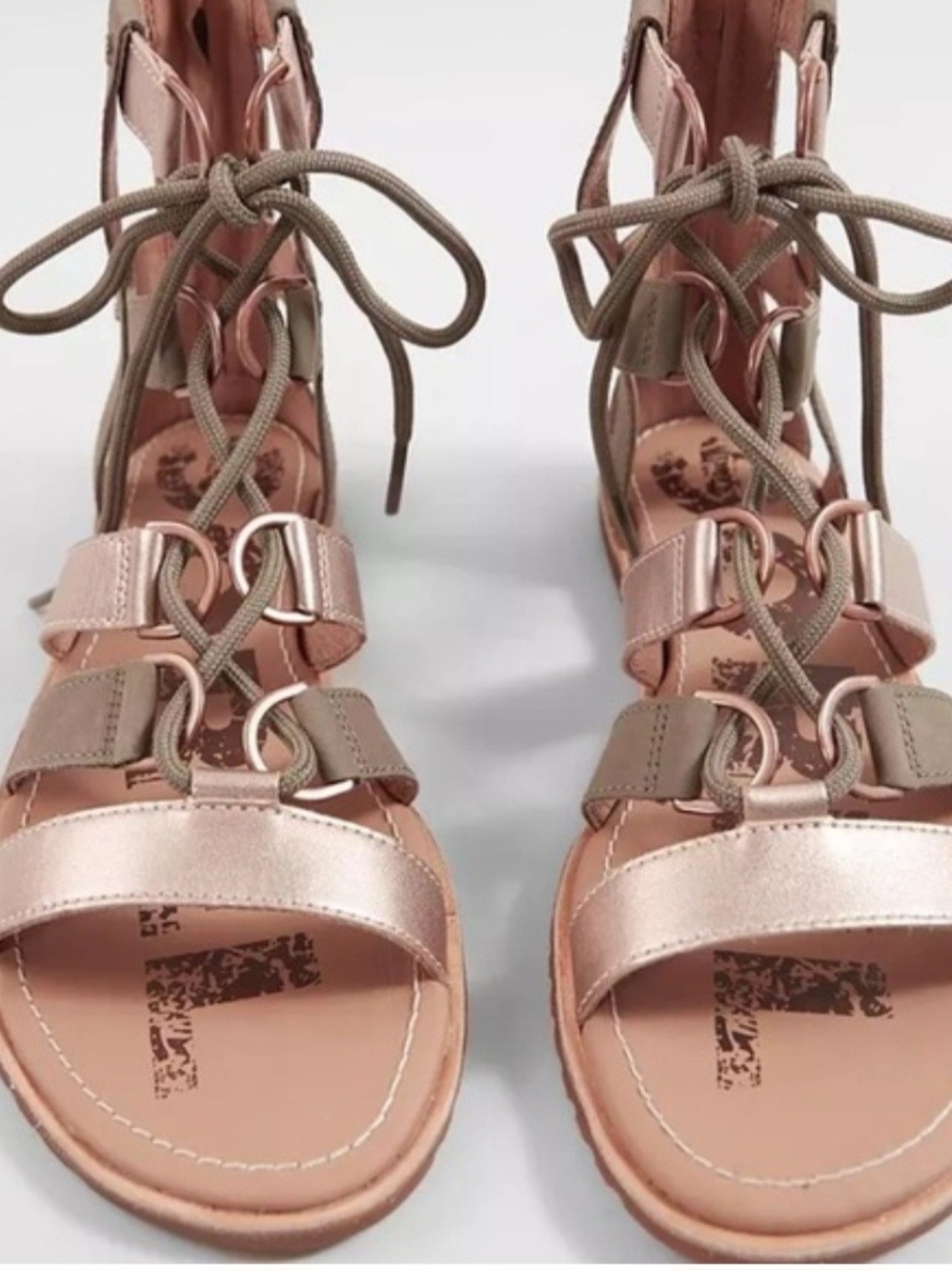 NWOT Sorel Ella Lace-Up Gladiator Sandals